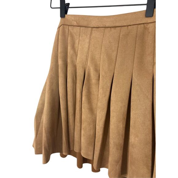 NWT Indigo Free School Girl Pleated Corduroy Light Academia Skirt - Picture 2 of 4